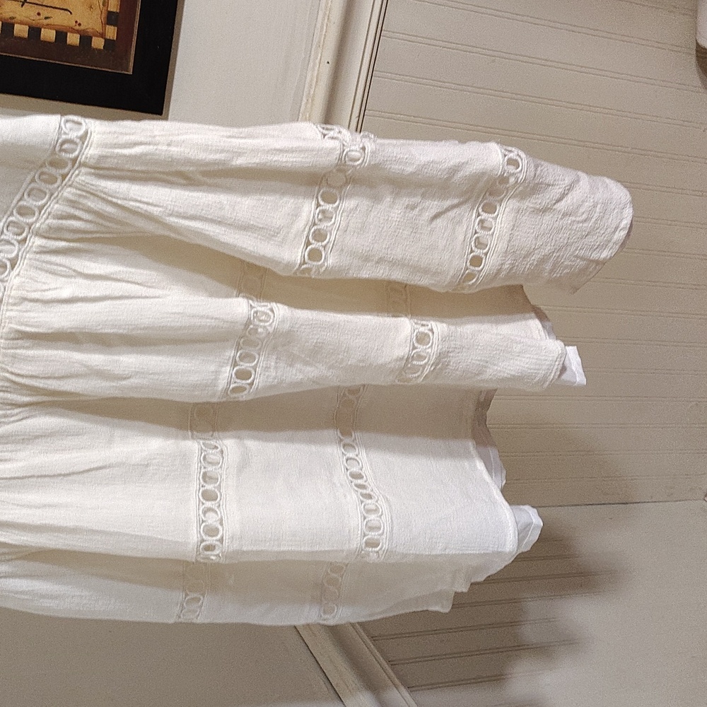 SHEIN White Tiered Sleeveless Camisole - Picture 5 of 6